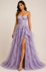 Aurora Crystal Embellished Gown