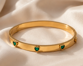 Heart Gem Bangle