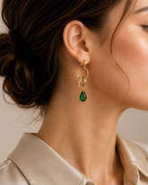 Evora Earring - Golden Wave