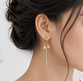 Tassel Whisper Hoops