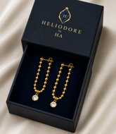 Dewdrop Zircon Earrings