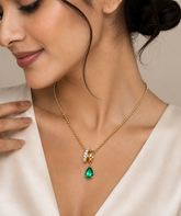 Evora Necklace - Golden wave
