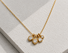 Celestial Crystal Charm Necklace