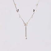 Radiant Butterfly Tassel Necklace