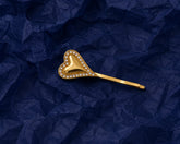 Crystal Heart Hair Pin