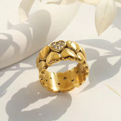 Luxe Heart Statement Ring