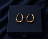 Beaded Hoops