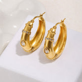 Crystal Hoops