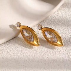 Celeste Marquise Crystal Drop Earrings