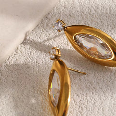 Celeste Marquise Crystal Drop Earrings