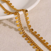 Golden Rope Chain Necklace