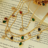 Rainbow Drop Necklace