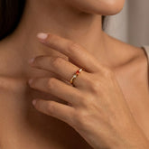 Ruby Duo Ring