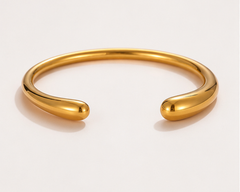 Luna Gold Open Cuff Bracelet