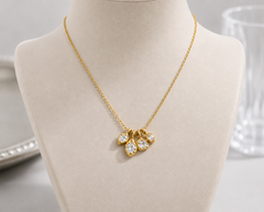 Celestial Crystal Charm Necklace