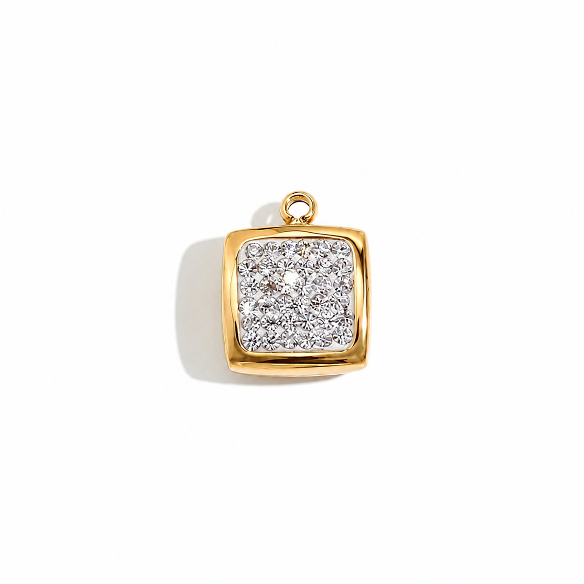 Shimmer Zircon Charm