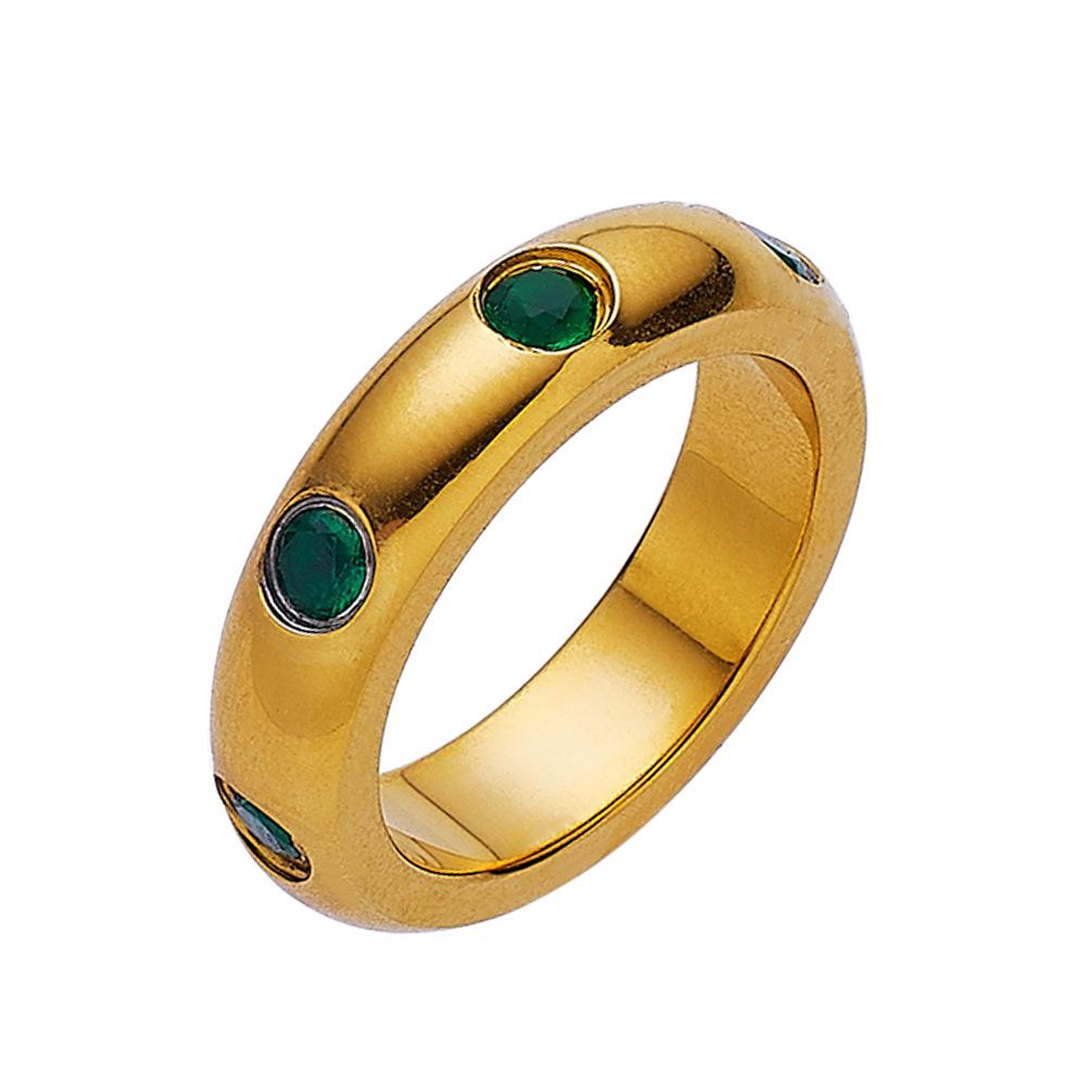 Trio Gem Stack Ring