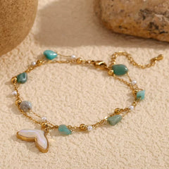 Ocean Whisper Mermaid Tail Anklet