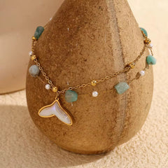 Ocean Whisper Mermaid Tail Anklet