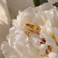 Pearl Cascade Ring
