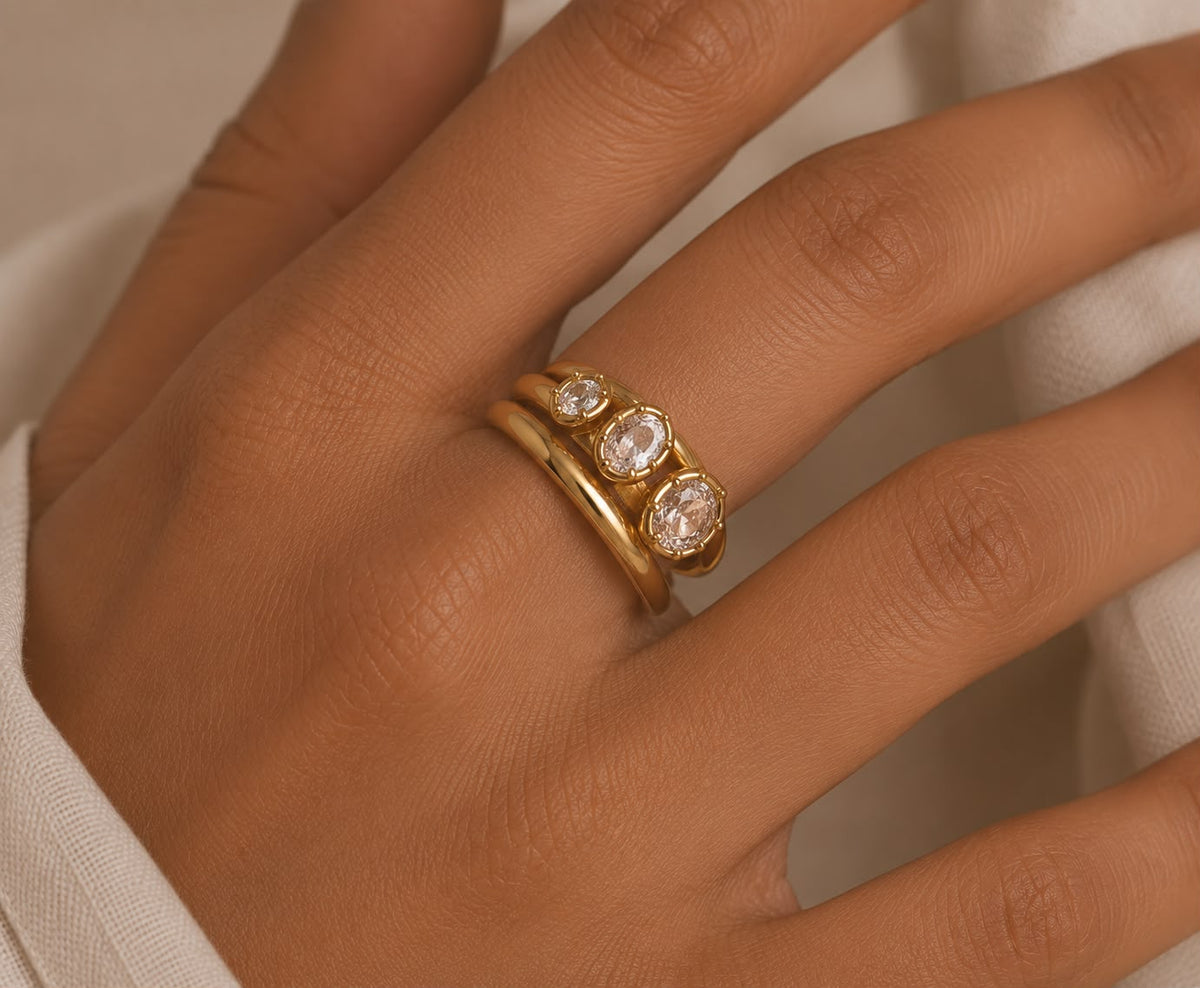 Trio Sparkle Ring