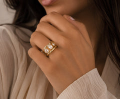 Trio Sparkle Ring