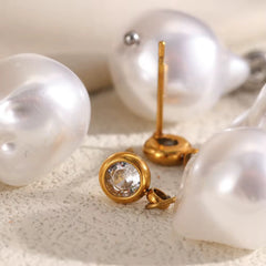 Baroque Pearl Drop Earrings