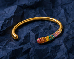 Rainbow Wave Cuff