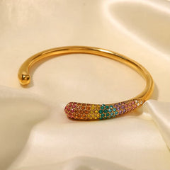 Rainbow Wave Cuff
