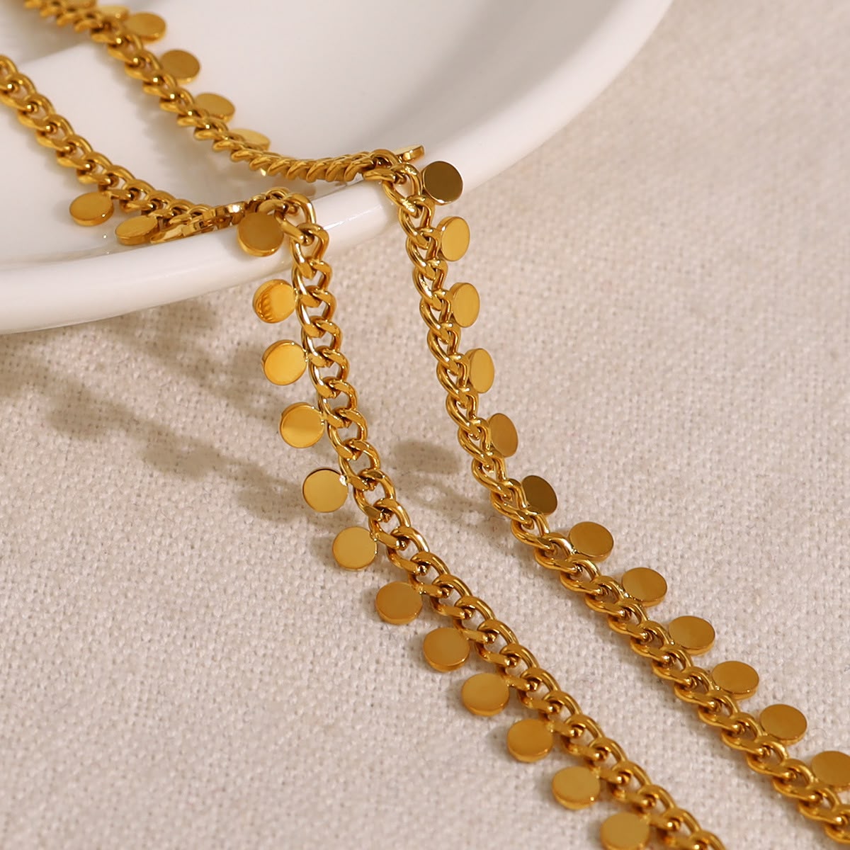Golden Rope Chain Necklace