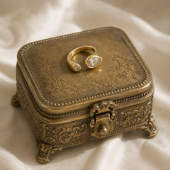 Twin Drop Ring