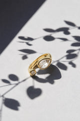 Twin Drop Ring