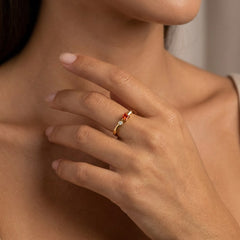 Ruby Duo  Ring