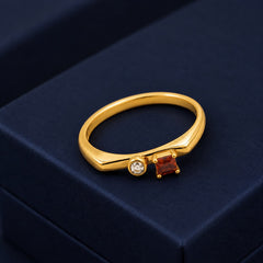 Ruby Duo  Ring