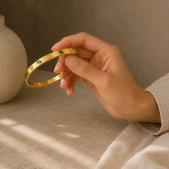 Emerald Frost Bangle