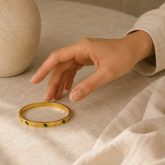 Emerald Frost Bangle