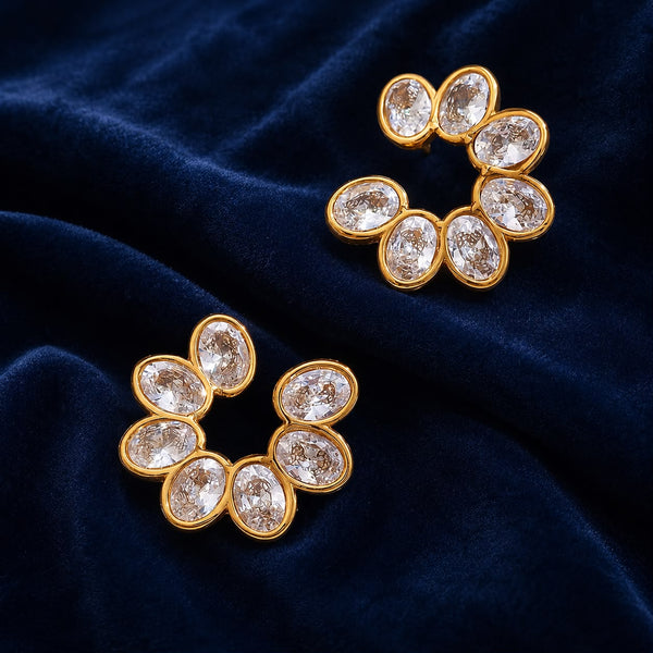 Evening Bloom Hoops