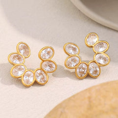 Evening Bloom Hoops