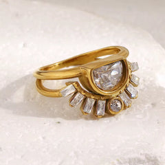 Sunburst Layer Ring