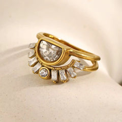 Sunburst Layer Ring