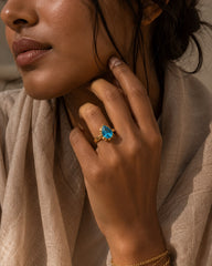 Aqua Drop Ring