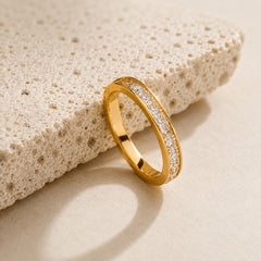 Golden Channel Ring