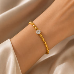 Golden Teardrop cuff