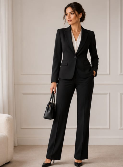 Executive Noir Power Suit