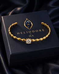 Golden Teardrop cuff