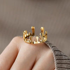 Crown Drip Ring